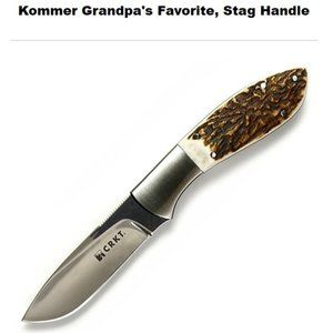 Kommer Grandpa's Favorite Stag Handle Knife